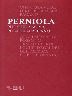 cover image of Più-che-sacro, più-che-profano